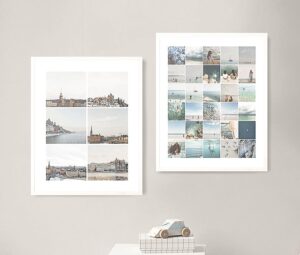 inramade fotokollage