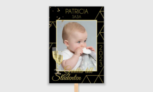 mörkt studentplakat