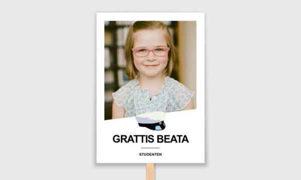 göra eget studentplakat