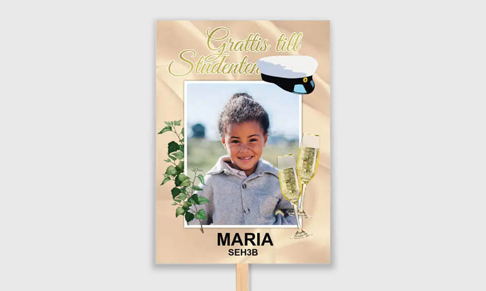 beställ studentskylt
