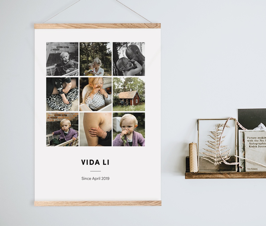 Textposter 50x70 cm med anpassad design och stil