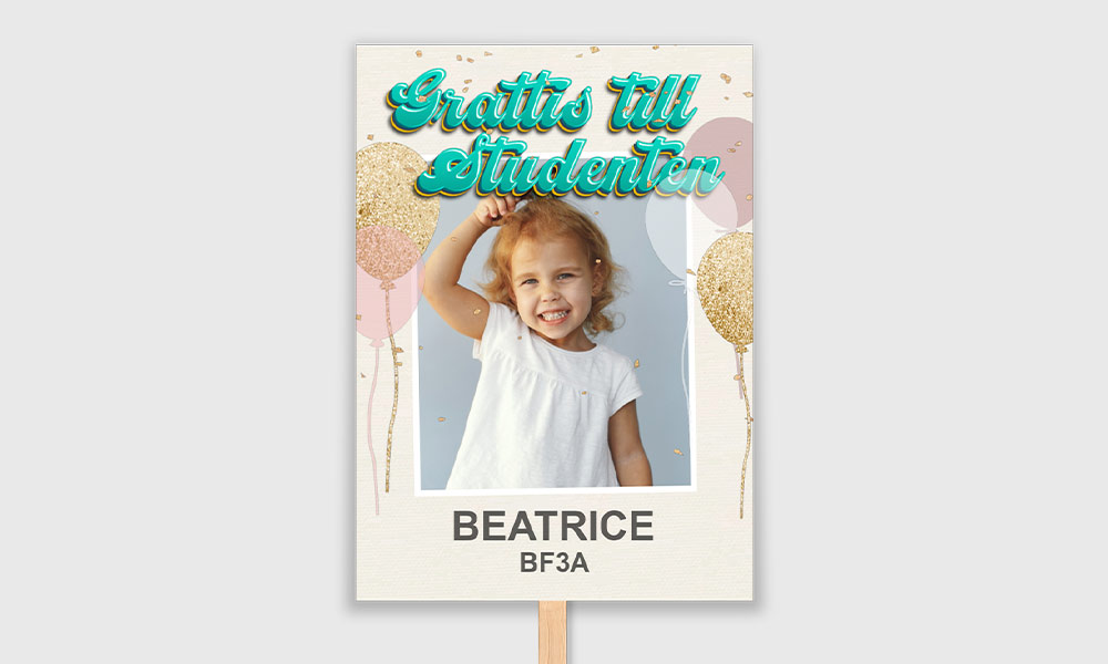 Studentskylt sommarfest