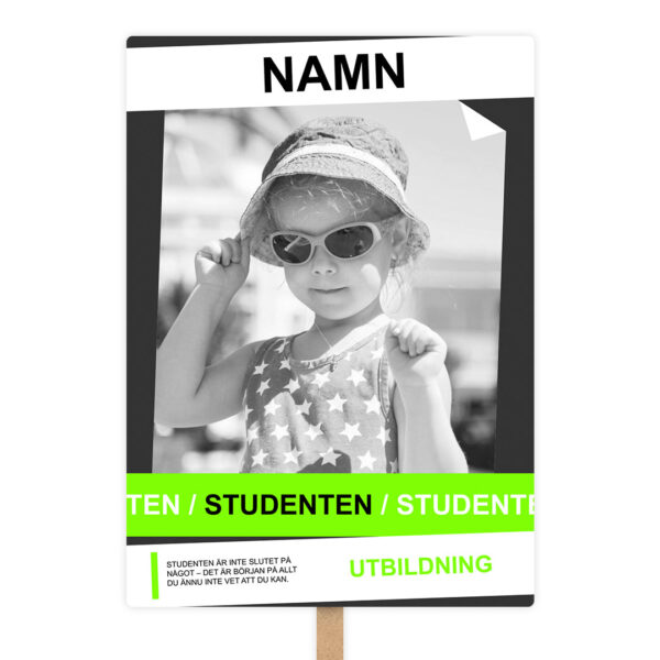studentplakat lätt att se