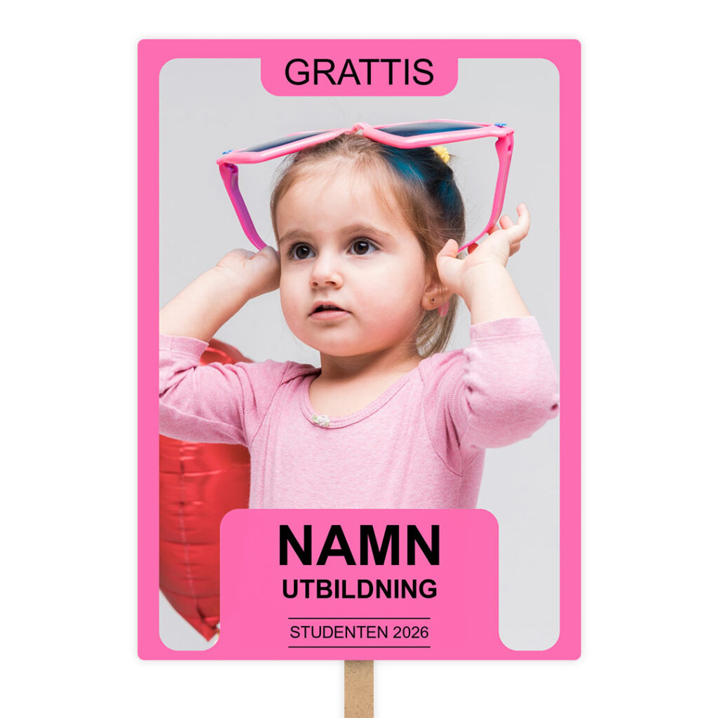 rosa student plakat