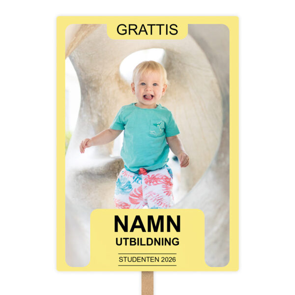 student skylt sommar