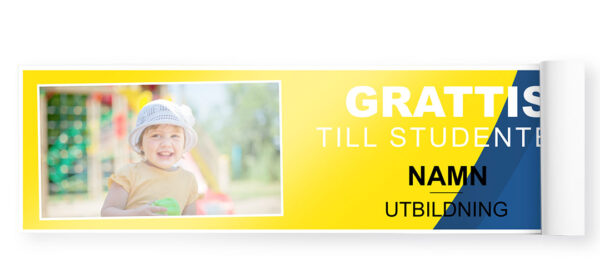 blågul banner student