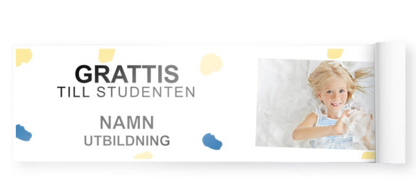 snygg banderoll studenten