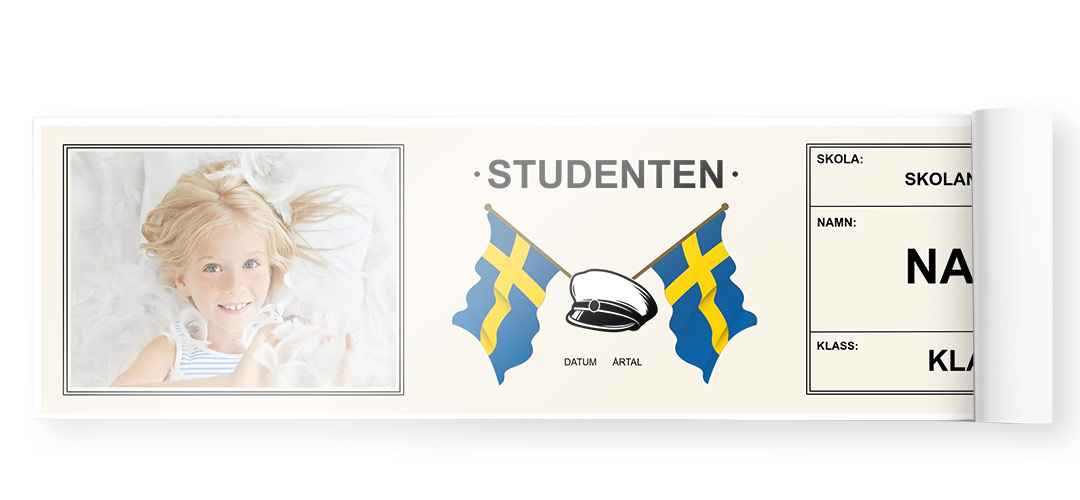 klassisk studentbanner