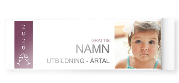 elegant studentbanderoll